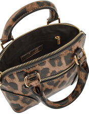 Cross-Body Kettle Bag, Leopard (LEOPARD), large