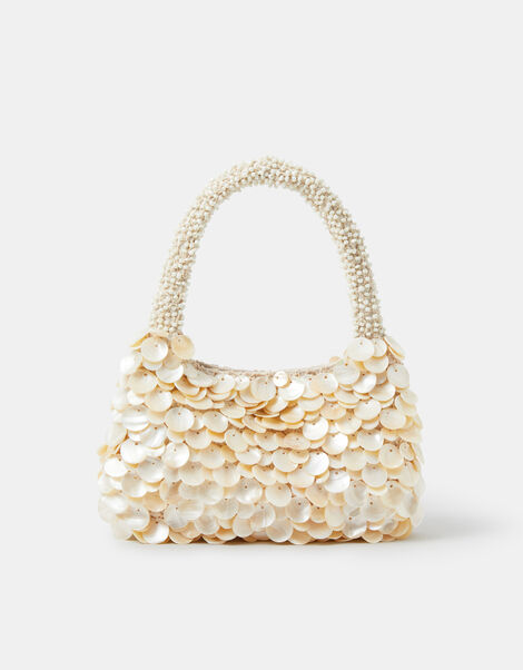 Mother of Pearl Beaded Bag, , large
