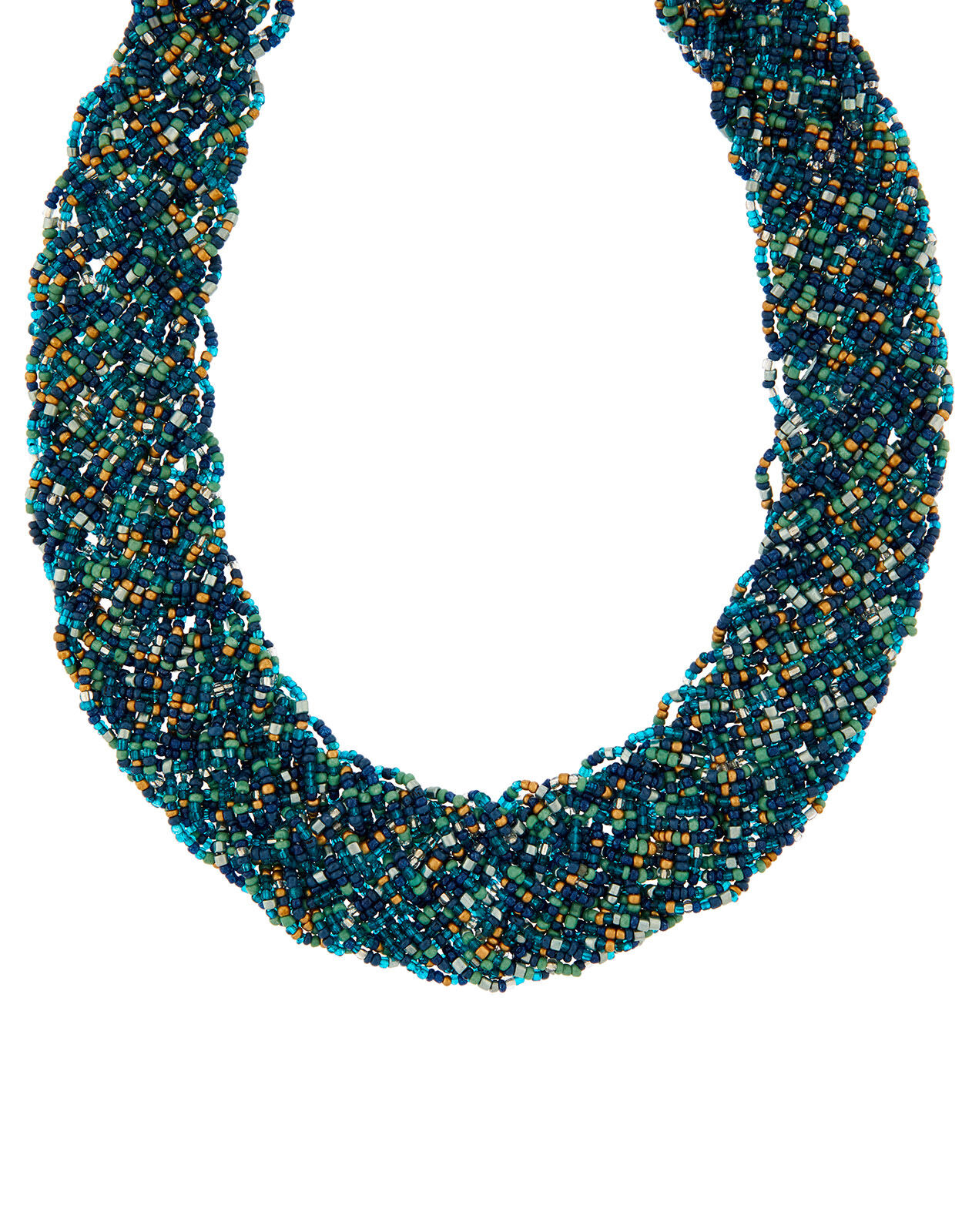 Chunky Beaded Bib Necklace