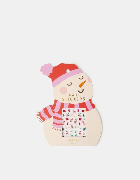 Girls Christmas Nail Stickers, , large