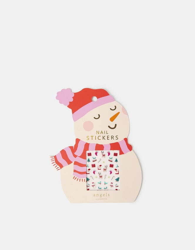 Girls Christmas Nail Stickers, , large