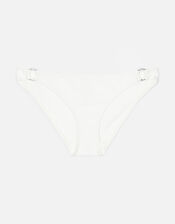 Spot Ring Bikini Bottoms, White (WHITE), large