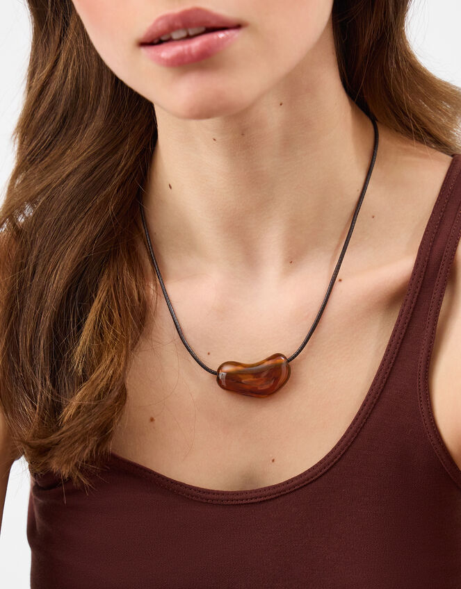 2-Pack Pebble Pendant Cord Necklace, , large