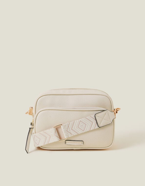 Dina Double Zip Crossbody Bag, , large