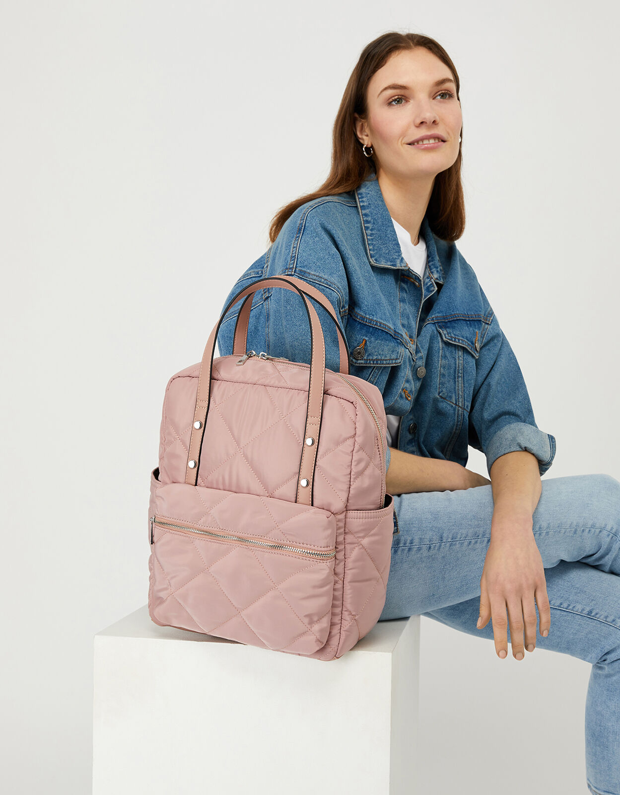 emmy quilted backpack