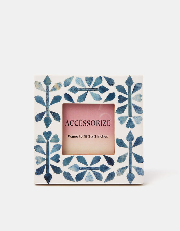 Mini Floral Resin Photo Frame 3 x 3 , , large