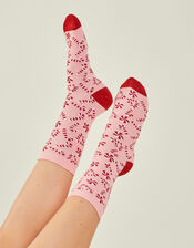 Candy Cane Socks, Pink (PINK), large