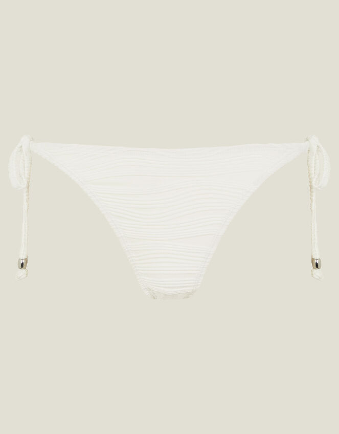 Tie Side Bikini Bottoms, Ivory (IVORY), large