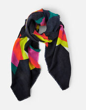 All Over Rainbow Star Blanket Scarf, , large