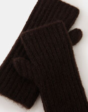 Rib Knit Wrist Warmers, , large