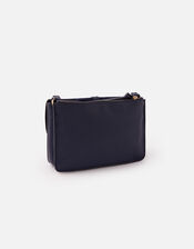 Farah Leather Flap Cross-Body Bag, , large