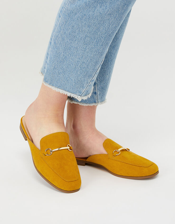 Backless Loafers, Yellow (YELLOW), large
