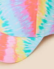Girls Tie Dye Baseball Cap, Multi (BRIGHTS-MULTI), large