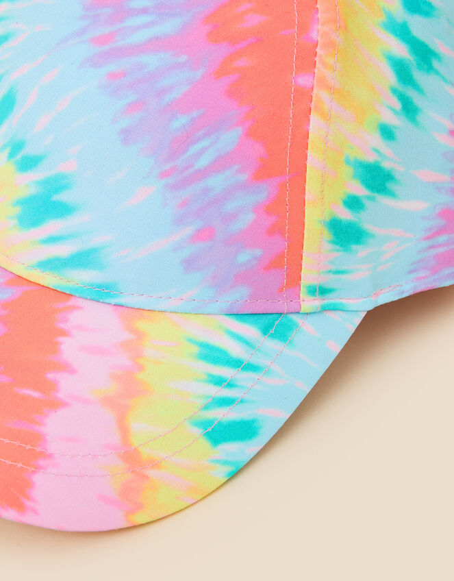 Girls Tie Dye Baseball Cap, Multi (BRIGHTS-MULTI), large