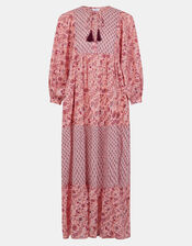 Mix Floral Maxi Dress, Pink (PINK), large