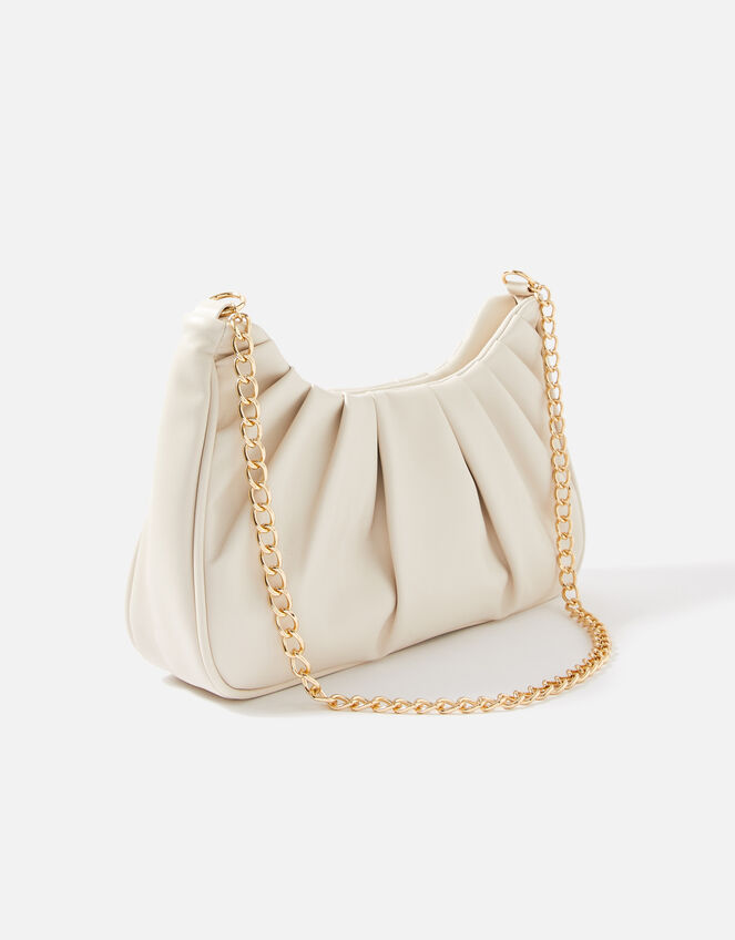 Pleated Shoulder Bag, , large
