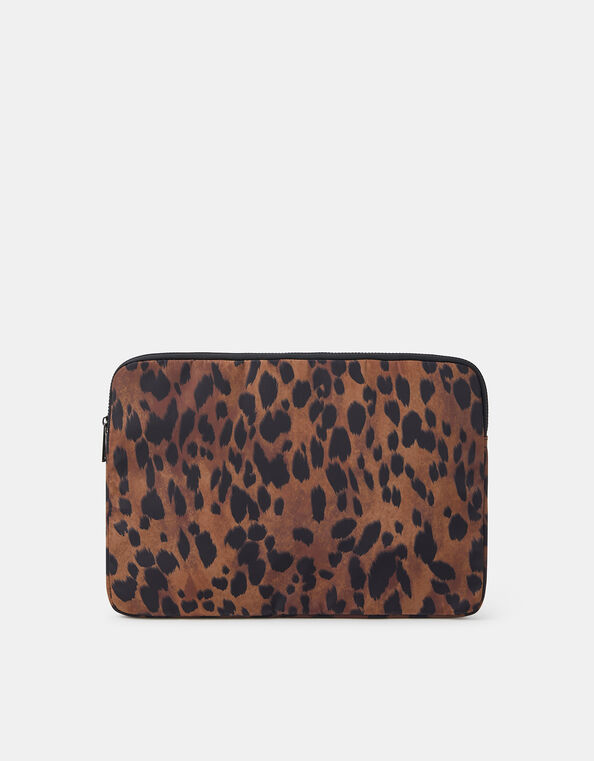 Leopard Print Laptop Case, , large