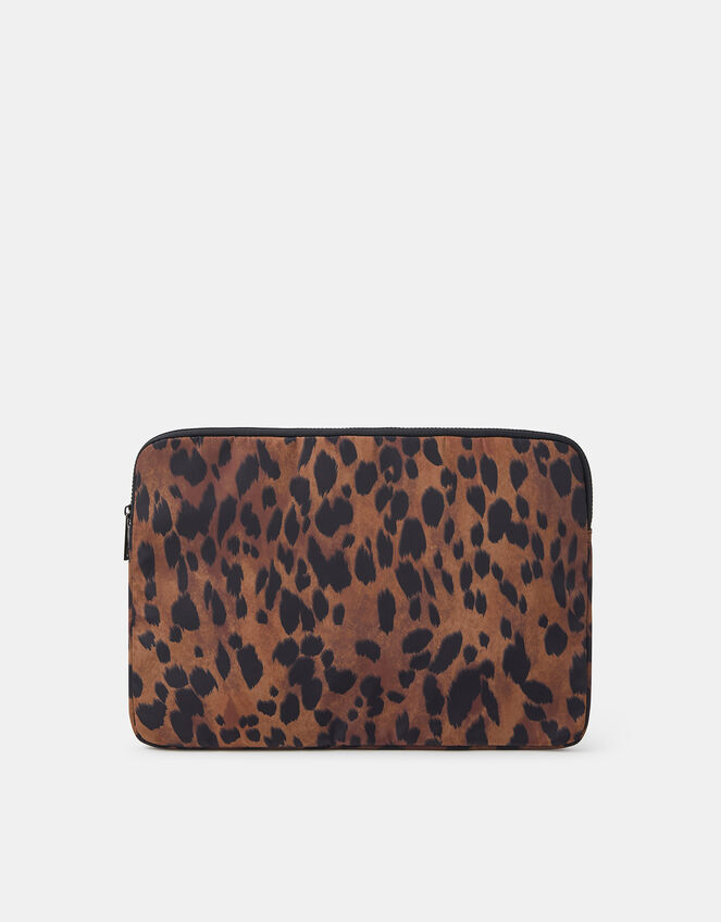 Leopard Print Laptop Case, , large