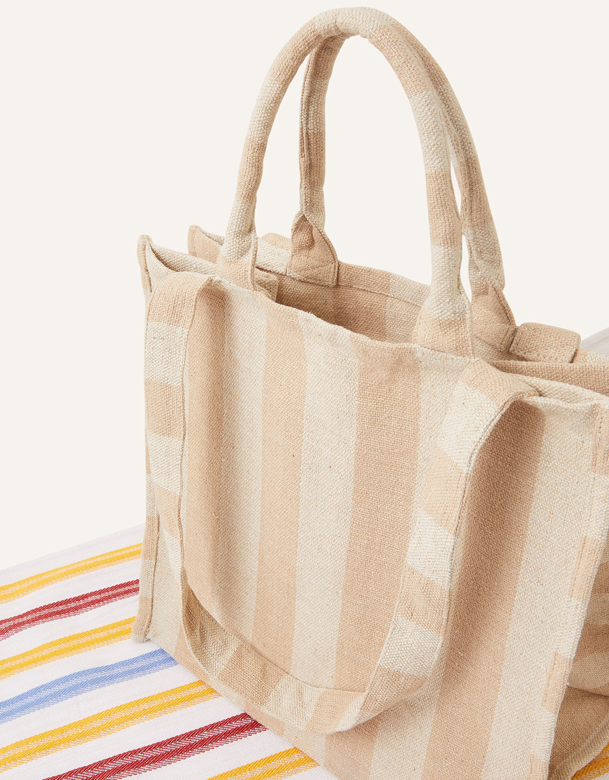 Stripe Shopper Bag
