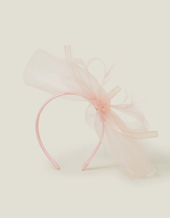 Mini Crin Fascinator, Pink (PALE PINK), large