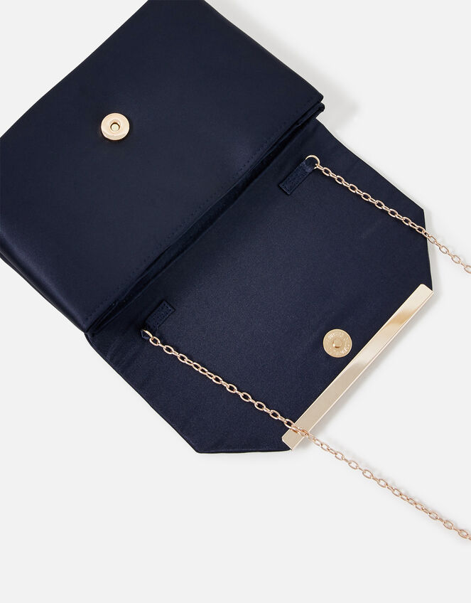Louise Satin Clutch Bag, , large