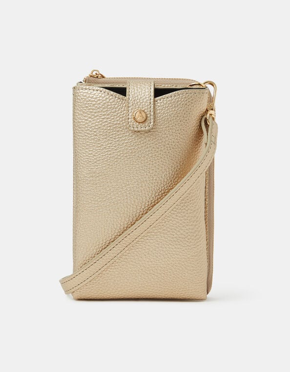 Metallic Multipocket Phone Bag, , large