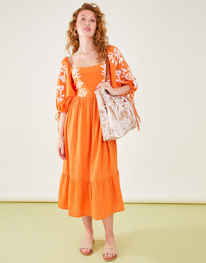 Printed Canvas Beach Bag Beach bags Accessorize UK