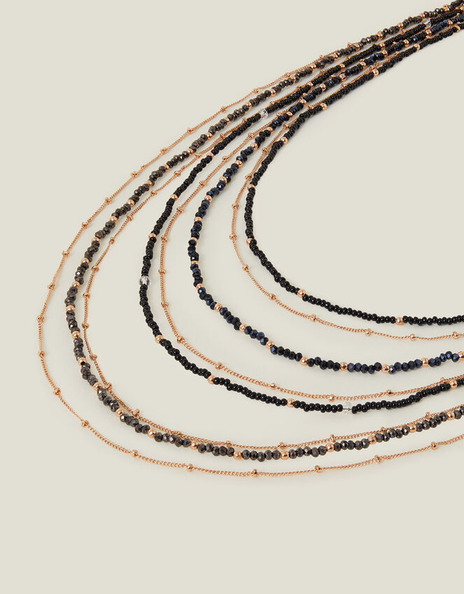 Layered Beaded Necklace, , large