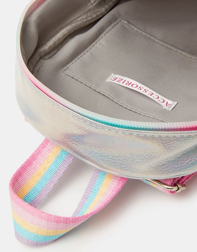 Girls Iridescent Unicorn Backpack, , large