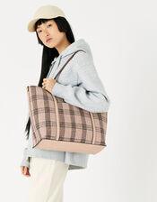 Chelsea Check Tote Bag, , large