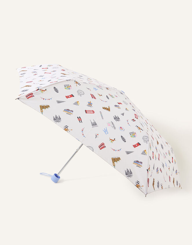 London Print Umbrella, , large