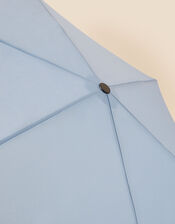 Plain Umbrella in Recycled Polyester, Blue (BLUE), large