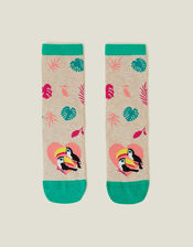 Toucans in Love Socks, , large