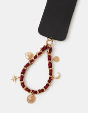 Celestial Satin Chain Wrist Phone Strap, , large