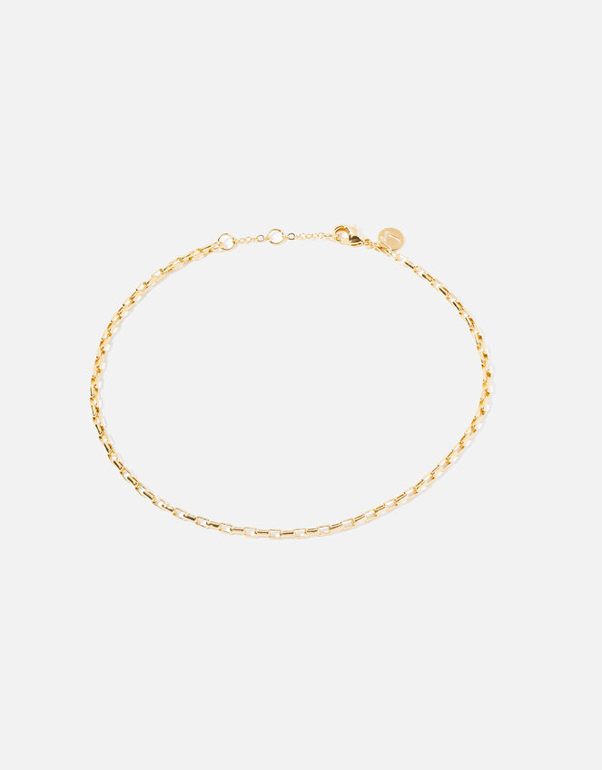 14ct Gold-Plated Anklet, , large