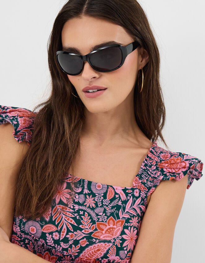 Plain Wrap Sunglasses, , large