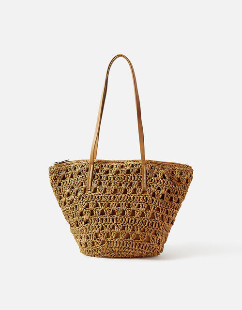 Straw Shoulder Bag Beach bags Accessorize UK