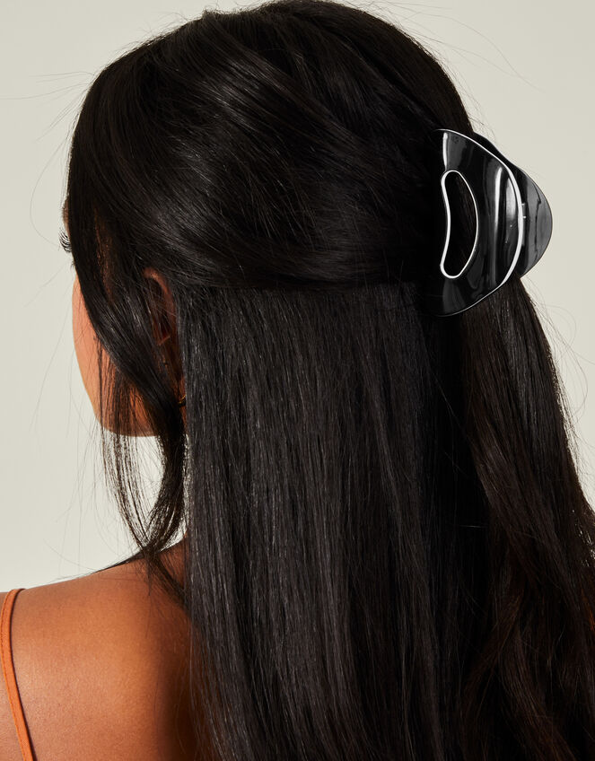 Curved Contrast Claw Clip, , large