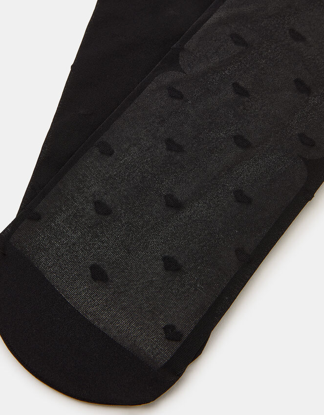 Heart Sheer Socks, , large