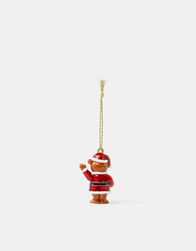 Santa Teddy Enamel Christmas Tree Decoration, , large