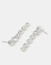 Crystal Long Drop Earrings, , large