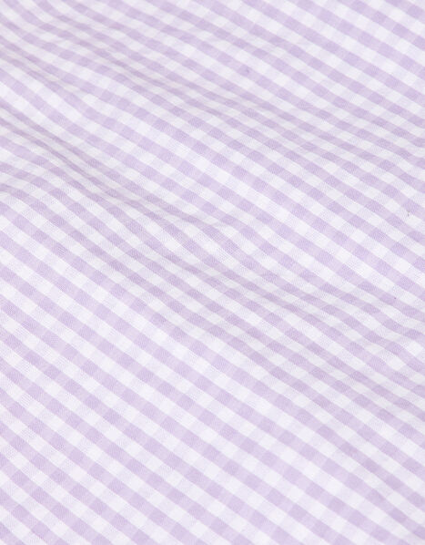 Girls Gingham Dress  Purple, Purple (LILAC), large