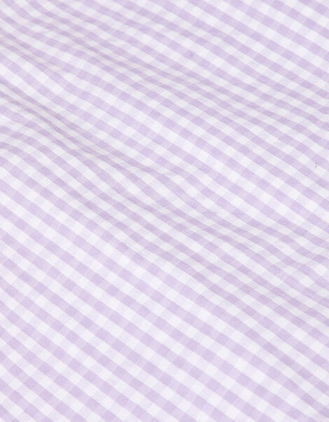 Girls Gingham Dress  Purple, Purple (LILAC), large