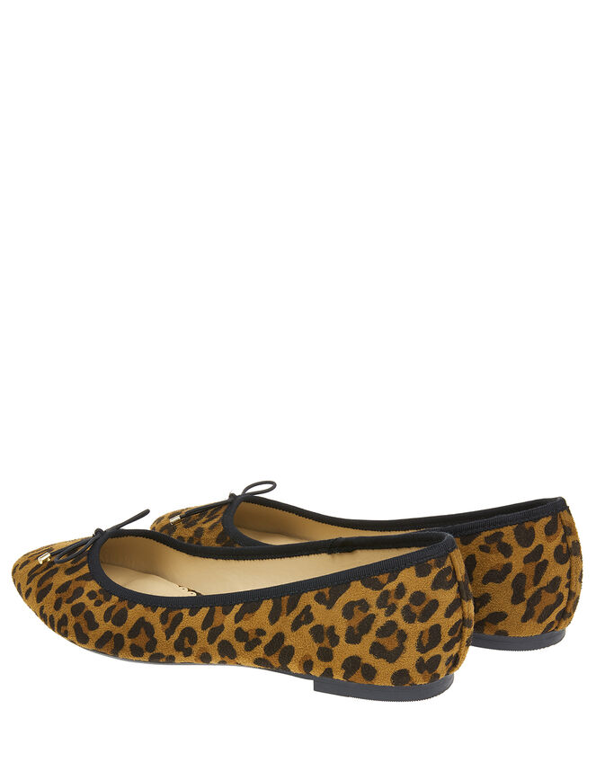 Charlotte Leopard Ballerina Flats, Leopard (LEOPARD), large