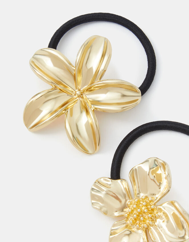 2-Pack Metal Flower Hair Bands, , large