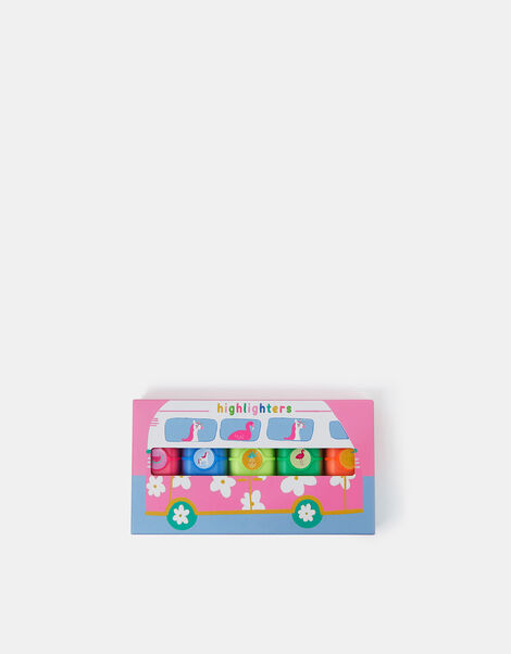 5-Pack Girls Campervan Highlighters, , large