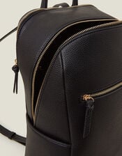 Smart Zip Around Backpack, Black (BLACK), large