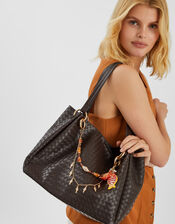 Fish Chain Beaded Bag Charm, , large