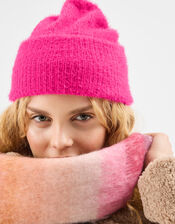 Fuzzy Beanie Hat, , large