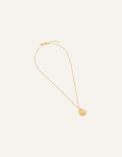 14ct Gold-Plated Irregular Shape Pendant Necklace, , large